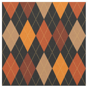 Fall Argyle Fabric
