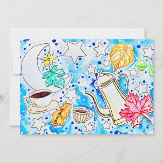 Fall Art Invitation