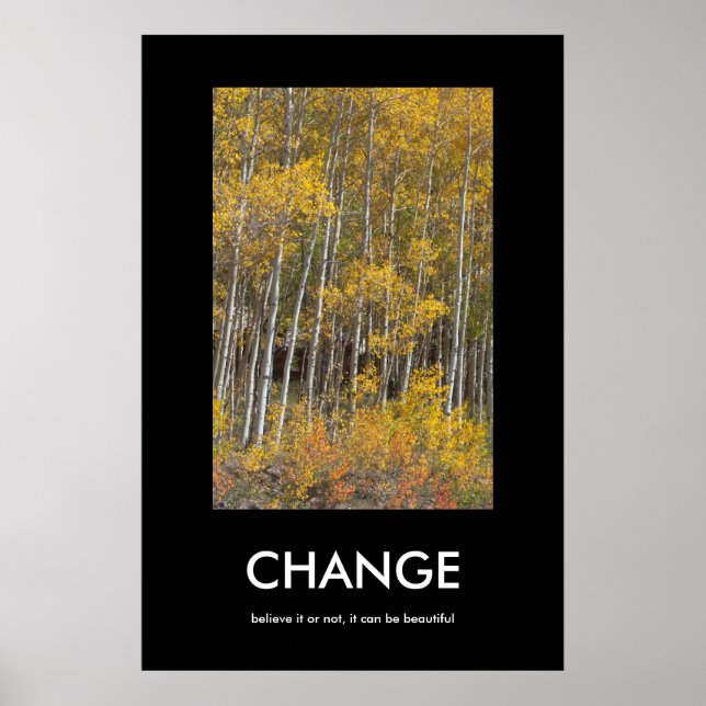 Fall Aspen Grove CHANGE Inspiration Poster (Front)