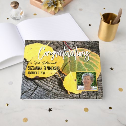 Fall Aspen Leaves & Custom Photo Special Event