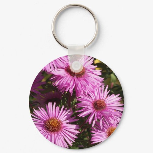 Fall Aster Keychain
