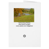 Fall at Farm Cards (Back)