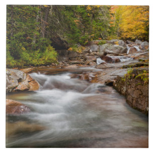 Fall at Jefferson Brook, New Hampshire Ceramic Tile