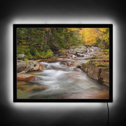 Fall at Jefferson Brook New Hampshire LED Sign