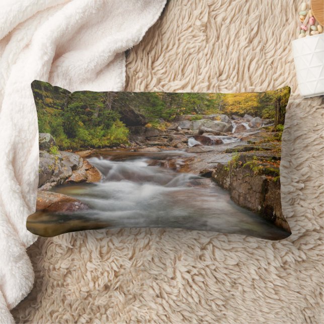 Fall at Jefferson Brook, New Hampshire Lumbar Pillow (Blanket)