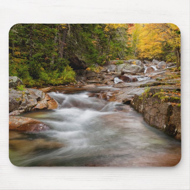 Fall at Jefferson Brook, New Hampshire Mouse Pad (Front)