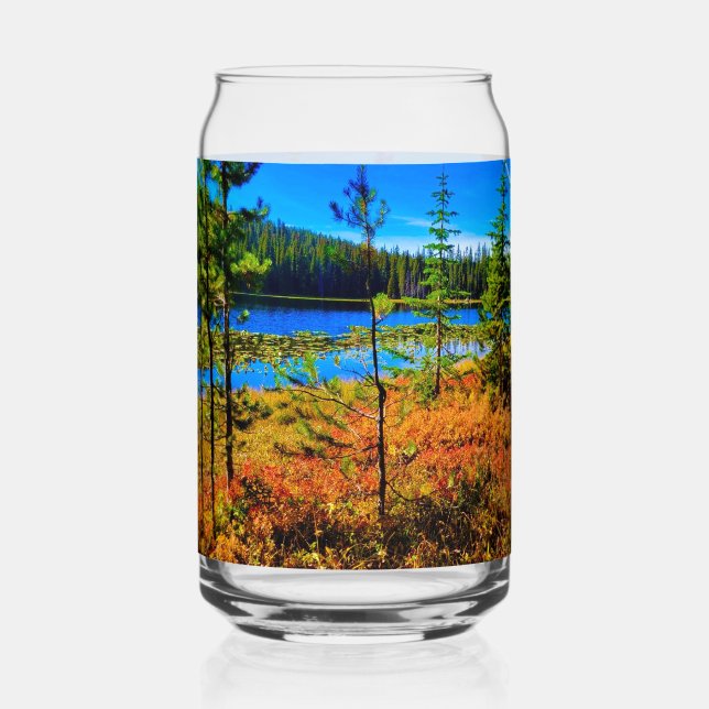 Fall at the Lake Glass Set (Front)