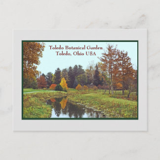 "FALL AT TOLEDO BOTANICAL GARDEN" POSTCARD