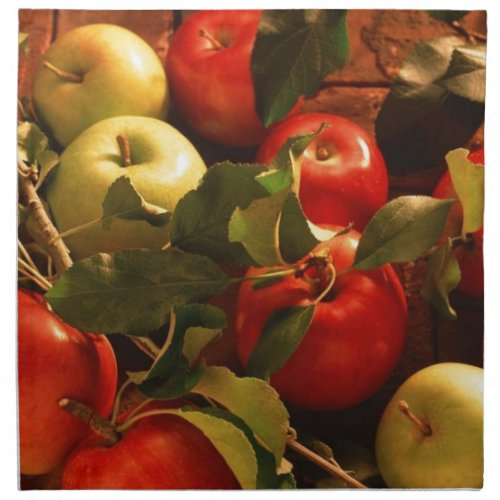 Fall Autumn Apples Design Napkins