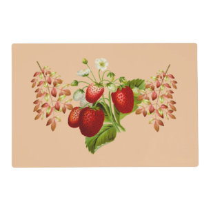 Fall & Autumn Berry Foliage Paper Placemat