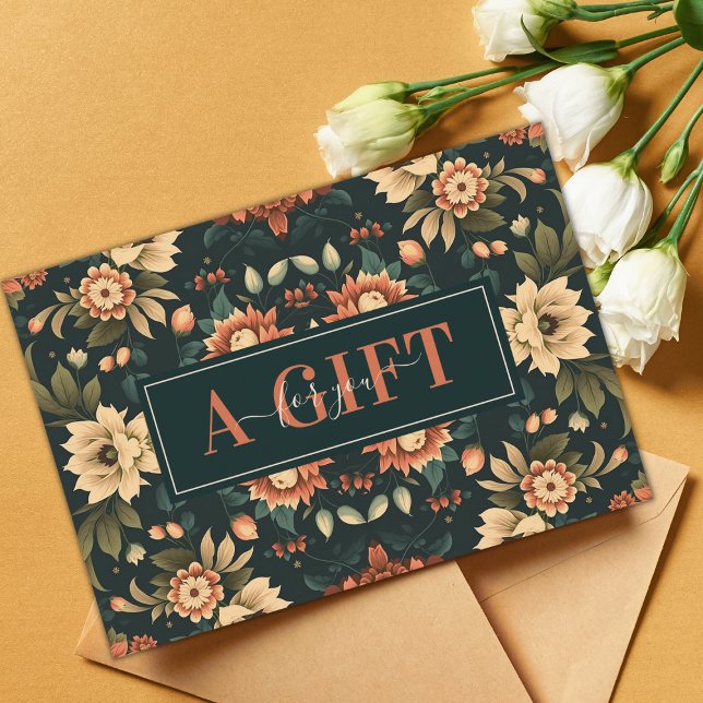 Fall Autumn Bloom Floral Business Gift Certificate (Creator Uploaded)