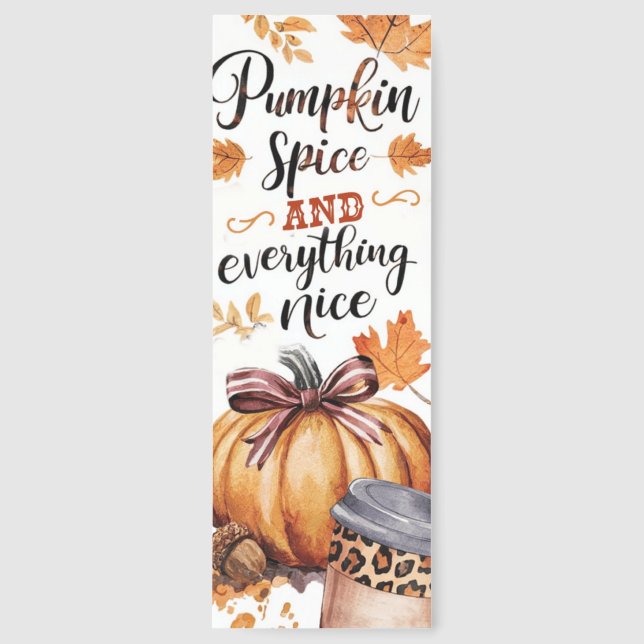 Fall Autumn Christian Bible Verse Customized Bookmarks (Front)