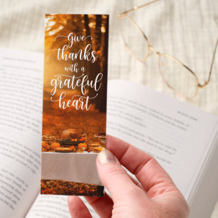 Fall Autumn Christian Bible Verse Customized Bookmarks