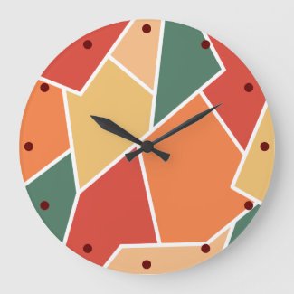 Fall Autumn Colors Geometric Wall Art Home Decor