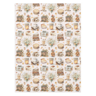 Fall Autumn Favorite Essential Aesthetic Pattern Tablecloth