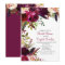 Fall Autumn Floral Bridal Shower Invitation
