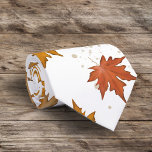 Fall Autumn Foliage Fall Leaves Simple Greenery Neck Tie<br><div class="desc">Beautiful autumn fall foliage leaves leaf table cloth with a modern simple fall autumn leaves, botanical greenery foliage leaf, simple minimalist minimal style, elegant seasonal simplistic artistic, brown tan colorful red leaves, thanksgiving harvest nature, watercolor maple tree leaves, fall autumn home décor, autumn crisp leaves cozy throw, harvest blanket home...</div>