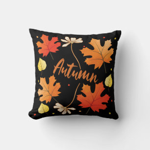 Fall Autumn Foliage Fall Leaves Throw Pillow