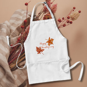 Fall Autumn Foliage Friendsgiving Thanksgiving Adult Apron