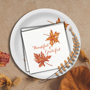 Fall Autumn Foliage Friendsgiving Thanksgiving Napkins