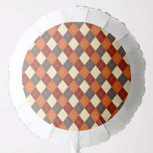Fall/Autumn Gingham pattern Balloon