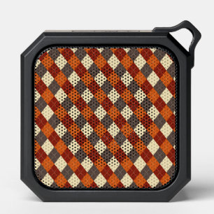 Fall/Autumn Gingham pattern Bluetooth Speaker