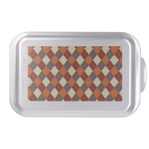 Fall/Autumn Gingham pattern  Cake Pan