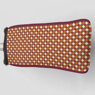 Fall/Autumn Gingham pattern Golf Head Cover