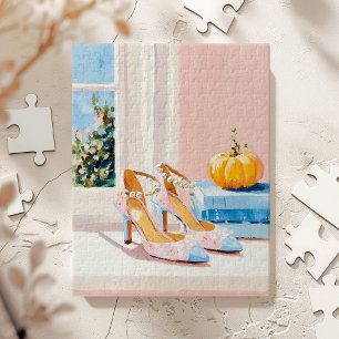 Fall Autumn Glam High Heels Fashion Jigsaw Puzzle
