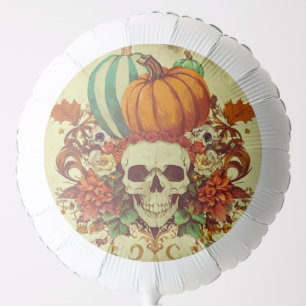 Fall/Autumn/Halloween/pumpkin/skeleton Balloon
