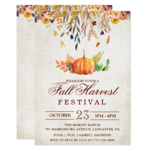 Fall Festival Invitations 9