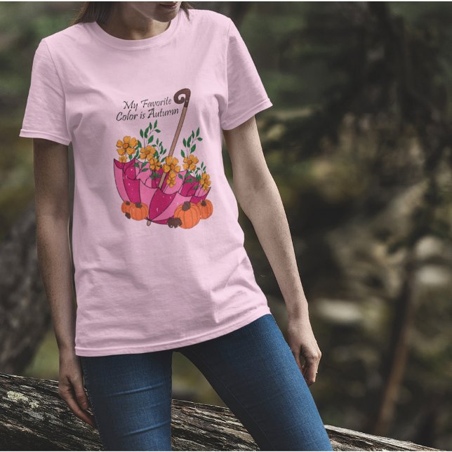 Fall/ Autumn in Umbrella T-Shirt (Creator Uploaded)