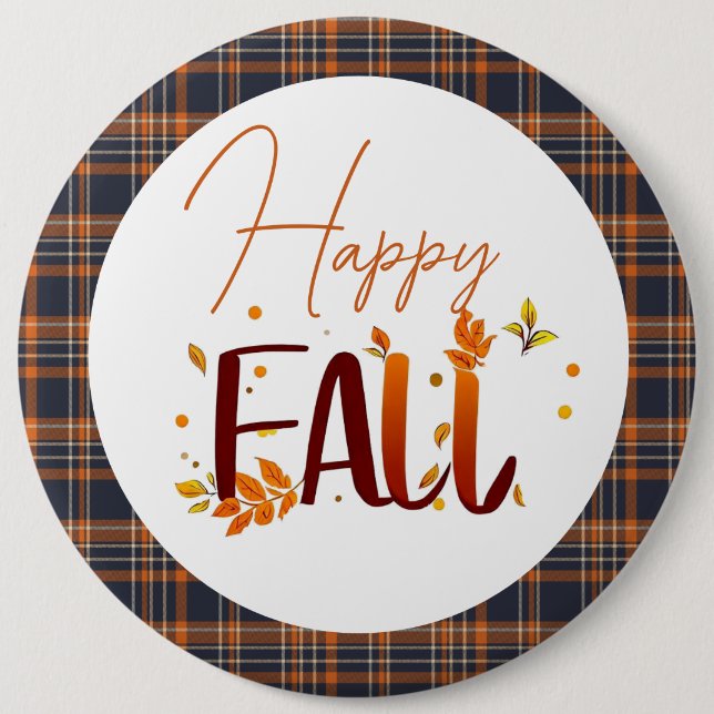 Fall/Autumn/Leaves  Button (Front)