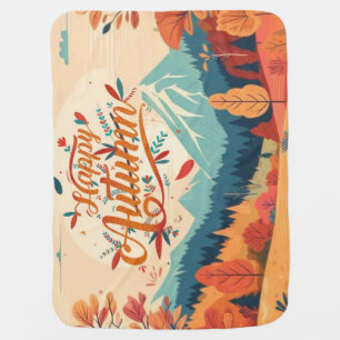 Fall/Autumn/leaves/colorful Baby Blanket