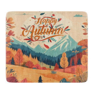 Fall/Autumn/leaves/colorful Cutting Board