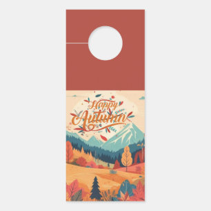 Fall/Autumn/leaves/colorful Door Hanger