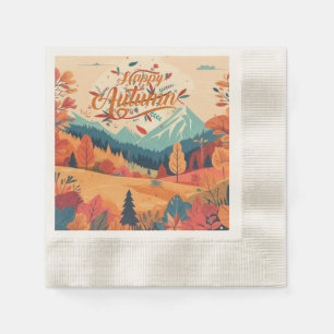 Fall/Autumn/leaves/colorful Napkins