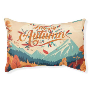 Fall/Autumn/leaves/colorful Pet Bed
