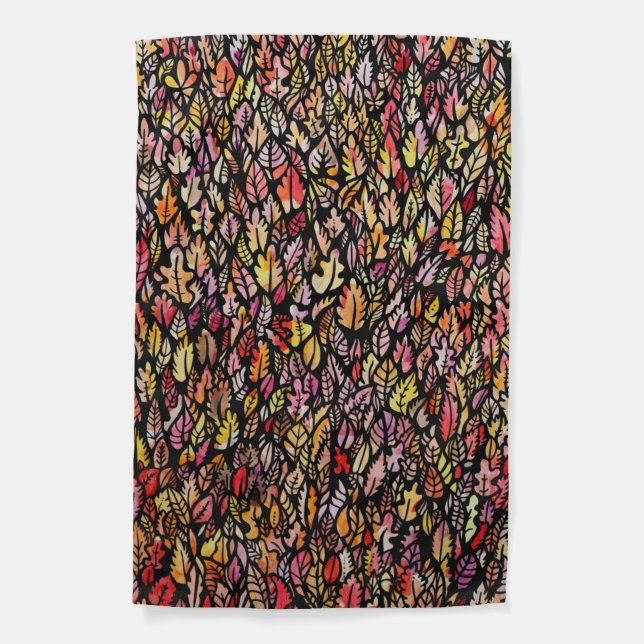 Fall Autumn Leaves Garden Flag (Front)