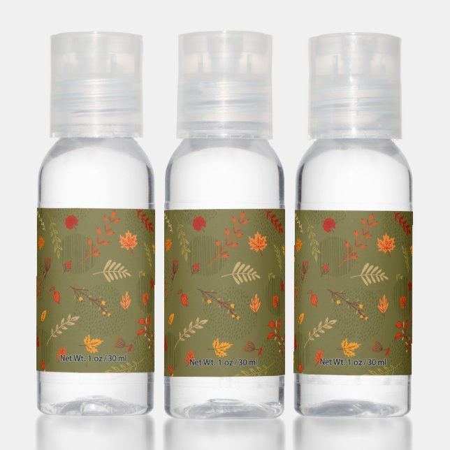 Fall Autumn Leaves Hand Sanitizer (Set)