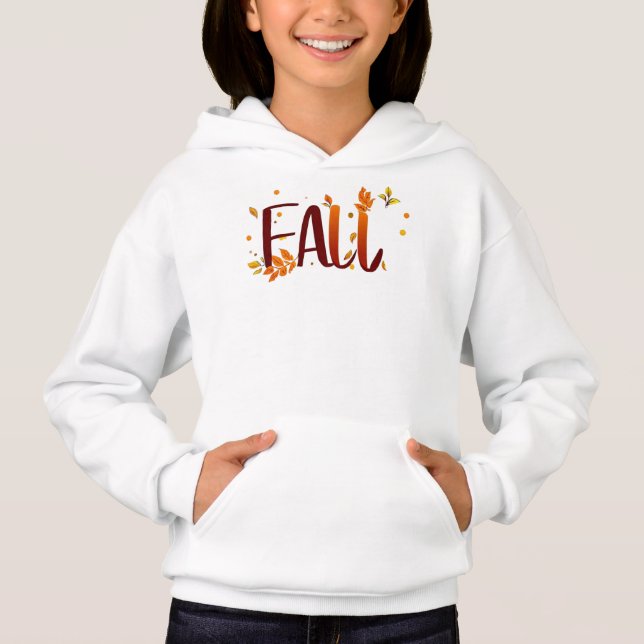 Fall/Autumn/Leaves  Hoodie (Front)