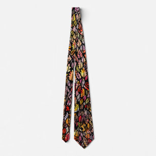 Fall Autumn Leaves Neck Tie