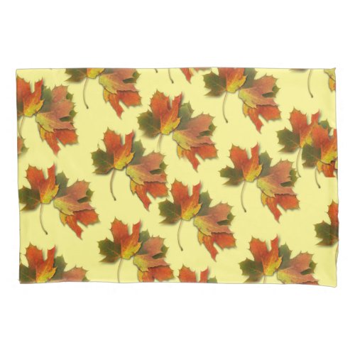 Fall  Autumn Leaves Pillow Case