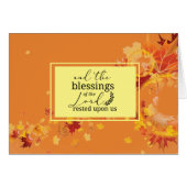 Fall Autumn Leaves Religious Quote Overlay (Front Horizontal)