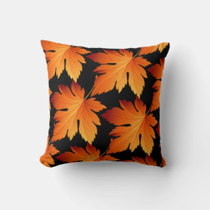 Fall Autumn Leaves Throw Pillow