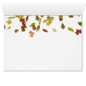FALL / AUTUMN LEAVES,White (Inside Horizontal (Bottom))