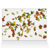 FALL / AUTUMN LEAVES,White (Inside Horizontal (Top))