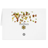 FALL / AUTUMN LEAVES,White Cards (Back Horizontal)