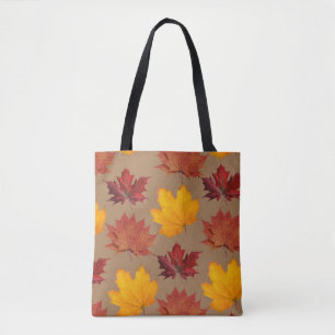 Fall Autumn maple leaves Tote bag