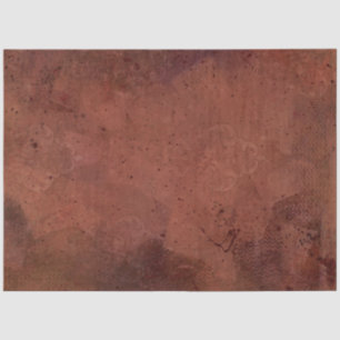 Fall Autumn Modern Painted Terracotta Red Burgundy Tissue Paper